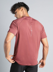 Cult Printed Men Round Neck Maroon T-Shirt