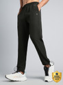 Cult Solid Men Black Track Pants