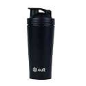 CULT Stainless Steel Shaker Bottle 700ML BPA-Free, Leakproof Gym Shaker with Wire Mixer Ball Durable, Rust-Resistant Protein Shaker Bottle for Smooth Shakes, Fitness &amp; Daily Use (Unisex, Blue)