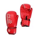 Cult Boxing Gloves for Men &amp; Women | Foam Padding | Punching Bag Gloves for Boxing, Training, Kickboxing, Muay Thai, MMA | 12 Oz Boxing Gloves | Red