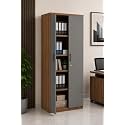 Culture Office File Cabinet Storage with 5 Shelf Made with Greenlam MFC Boards Size 72inch Height x 30inch Width x 18inch Depth Colour:- Walnut with Bronze