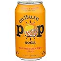 Culture Pop Soda Orange Mango &amp; Lime Probiotic Soda, 12 FZ (Pack of 5)