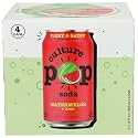 Culture Pop Soda Watermelon Lime &amp; Rosemary Sparkling Soda 4pk, 12 FZ