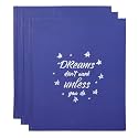 CultureBox Colorful Diary, Dreams Double Side Ruled, 80GSM, 160 Pages, Hardbound Cover(A), (CD-COLDAIRY-01-A)-Pack-3?