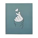 CultureBox Colorful Diary, Finger Heart Double Side Ruled, 80GSM, 160 Pages, Hardbound Cover(T), (CD-COLDAIRY-01-T)?
