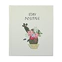 CultureBox Colorful Diary, Stay Positive Double Side Ruled, 80GSM, 160 Pages, Hardbound Cover, (COLOURFULDAIRY-01)?