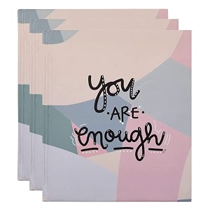 culturebox colorful diary you are enough double side ruled 80gsm 160 pages hardbound coverg cd-coldairy-01-g-pack-3