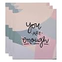CultureBox Colorful Diary, You are Enough Double Side Ruled, 80GSM, 160 Pages, Hardbound Cover(G), (CD-COLDAIRY-01-G)-Pack-3?
