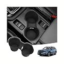 Cup Holder Inserts for 2025 2026 Subaru Forester Accessories Replace Forester Center Console Cup Holder Insert Non-Slip Silicone Material Black