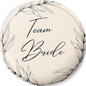 cup of joy stainless steel pin team bride printed round button badges  dulhanwale badges  batches props for wedding bachelorreception party and events  pack of 1 tbride001