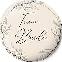 Cup of Joy Stainless Steel Pin Team Bride Printed Round Button Badges | Dulhanwale Badges | Batches (props) for Wedding, Bachelor/Reception party and Events (, Pack of 1) (TBRIDE001)