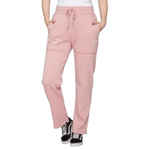 CUPID Loose Fit Warm Fleece Sweatpants Solid