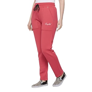 CUPID Loose Fit Warm Fleece Sweatpants Solid