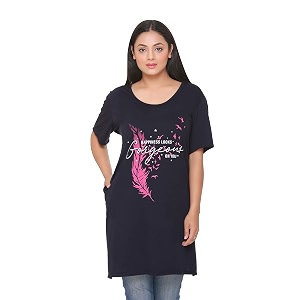 CUPID Regular Fit Cotton Round Neck Half