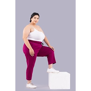 cupid woman39s plus size plain cotton half pant 34th sports n casual night short pant knee length indoor n outdoor capris for ladies