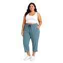CUPID Woman's Plus Size Plain Cotton Half Pant, 3/4th Sports n Casual Night Short Pant, Knee Length Indoor n Outdoor Capris for Ladies