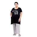 CUPID Women39s Printed Cotton Night Dress Loungewear