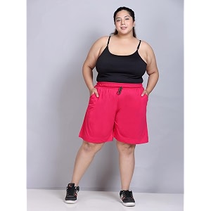 cupid women plain comfortable barmundashorts for sports yoga daily use gym night wear casual wear for ladies