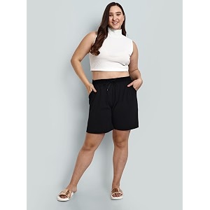 cupid women plain comfortable barmundashorts for sports yoga daily use gym night wear casual wear for ladies