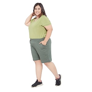 cupid women plain comfortable barmundashorts for sports yoga daily use gym night wear casual wear for ladies