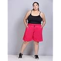 CUPID Women Plain Comfortable Barmunda,Shorts for Sports, Yoga, Daily Use Gym, Night Wear, Casual Wear for Ladies