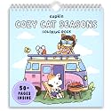 Cupkin Cozy Cat Seasons Stress-Free Coloring Book for Kids, Teens &amp; Adults