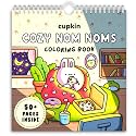 Cupkin Cozy Nom Noms Stress-Free Coloring Book for Kids, Teens &amp; Adults