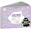 Cupkin Cute Foods Around Town Coloring &amp; Sticker Book | 500+ Stickers