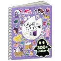Cupkin Land of Cats Coloring &amp; Sticker Activity Book | 300+ Stickers