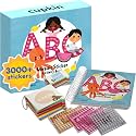 Cupkin Mosaic Sticker Art | ABC Activity Book, 52 Pages, 3000+ Stickers