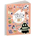 Cupkin A World of Cats Coloring &amp; Sticker Activity Book | 300+ Stickers
