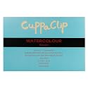 CuppaClip Watercolor Paper Block Pure Cotton Art Paper Pad 300GSM(140LB) Acid-Free 20 Sheets Watercolor Art Supplies (Rough Grain, 20.9×15in)