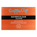 CuppaClip Watercolor Paper Block Pure Cotton Art Paper Pad 300GSM(140LB) Acid-Free 20 Sheets Watercolor Art Supplies (Cold Press, 20.9×15in)