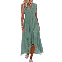 CUPSHE Women39s Maxi Dress V Neck Sleeveless