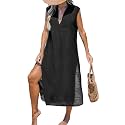 CUPSHE Womens Swimsuit Coverup Long Midi Beach Cover Ups