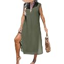 CUPSHE Womens Swimsuit Coverup Long Midi Beach Cover Ups