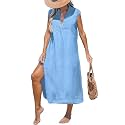 CUPSHE Womens Swimsuit Coverup Long Midi Beach Cover Ups