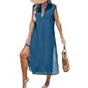 CUPSHE Womens Swimsuit Coverup Long Midi Beach Cover Ups