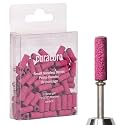 Curacoro 100 Pcs Mini Sanding Bands for Nail Drill 120 Grit 3/32" Mandrel