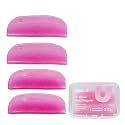 Curacoro Korean Lash Lift Shields, 4 Pcs/2 Sizes Self-Adhesive Rods