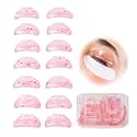 Curacoro Lash Lift Shields, 14 Pcs/7 Sizes Reusable Silicone Rods