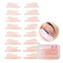 Curacoro Lash Lift Shields, 16 Pcs/8 Sizes Reusable Silicone Rods