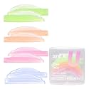Curacoro Lash Lift Shields, 8 Pcs/4 Sizes Reusable Silicone Rods