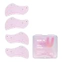 Curacoro Lower Lash Lift Shields, 4 Pcs Self-Adhesive Silicone Pads