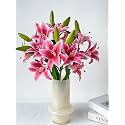 CURATED CART 2 Pcs Lily Artificial Flowers
