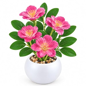 CURATED CART Artificial Flowers with Pot