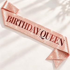 Curated Cart Birthday Crown and Sash for