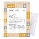 Cureveda Gold Turmeric Curcumin - CURCUWIN® 46X Higher Absorption with Bromelain Amla & Giloy For Immunity, Lung Detox Natural Antioxidant For Joint Health Anti inflammatory Supplement 30 Sachets