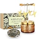 Curimama Unique Rotating Hummingbird Candle Gift Set for Women