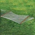 Curio Centre Make in India Soft Cotton Hammock Hanging Swing for Indoor/Outdoor, Garden, Patio, Porch/Ultra Light Strong and Durable Portable Jhula for Adults/Sturdy Cotton Rope Macrane Jhula/White